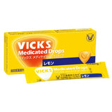 Vicks Medicated Drops Candy Lemon for throat 20 drops in 1 box