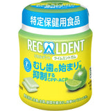 Recaldent Lime Mint Gum Bottle type 135.2g Mondelez Japan