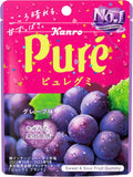 Kanro Pure Juicy Gummy Gummi Bonbons Traube saure Pulver 56g