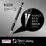 Zebra Tect 2way 0.5mm Black MA41-BS-BK mechanical pencil