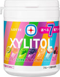 Lotte XYLITOL Gum 7 kinds Fruits flavor Bottle type 143g