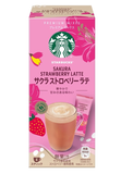 Starbucks Premium Mix Sakura Strawberry Latte Powder 4 sticks