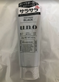 Shiseido UNO Men's Whip Wash Limpiador facial negro 130 g