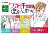 Riff Absorbing Sweat Pad for underarm Beige color 40 sheets Kobayashi