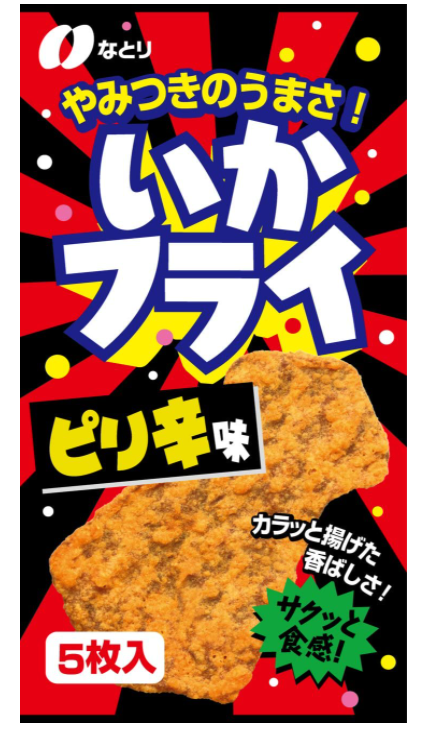 Natori squid fried snack spicy flavor 5pcs