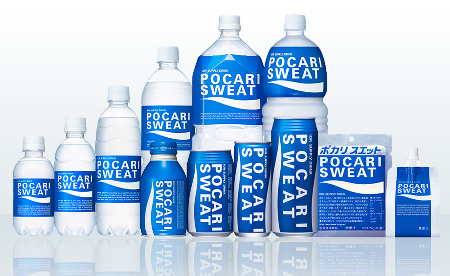 Bubuk minuman olahraga Pocari Sweat