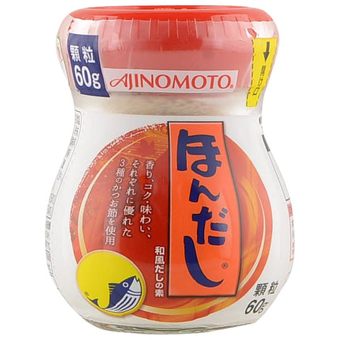 Ajinomoto Hondashi Granulado de caldo de bonito seco 60g Envase de vidrio