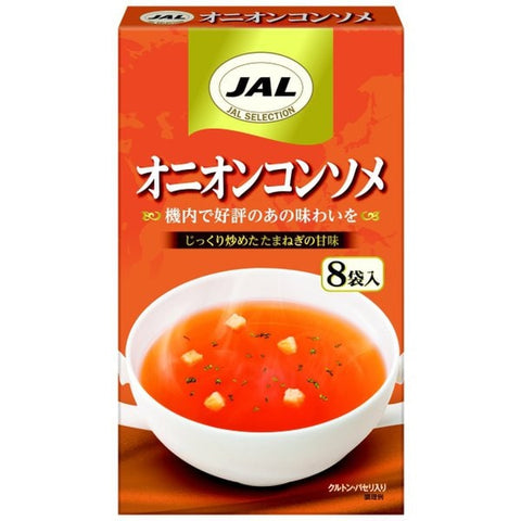 JAL 비행기 식사 양파 콩소메 수프 8컵 인스턴트 스프 일본 항공