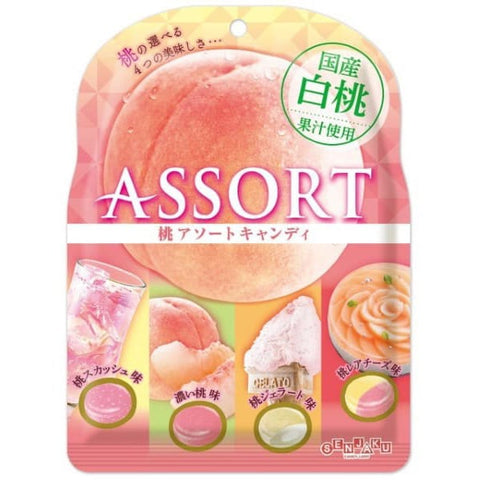 Peach assort Candy 85g Senjaku-ame