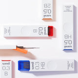 Uni Minen für Druckbleistift 0,5 mm H, 40 Minen Mitsubishi Pencil