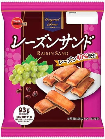 Bourbon Raisin sand soft cookie 93g