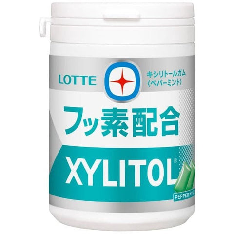 Lotte XYLITOL Gum Peppermint flavor Slim Bottle type 125g