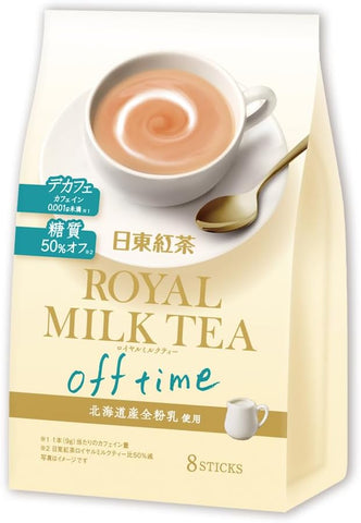 Nittoh Royal Milk Tea Decaf powder off time 8 sticks