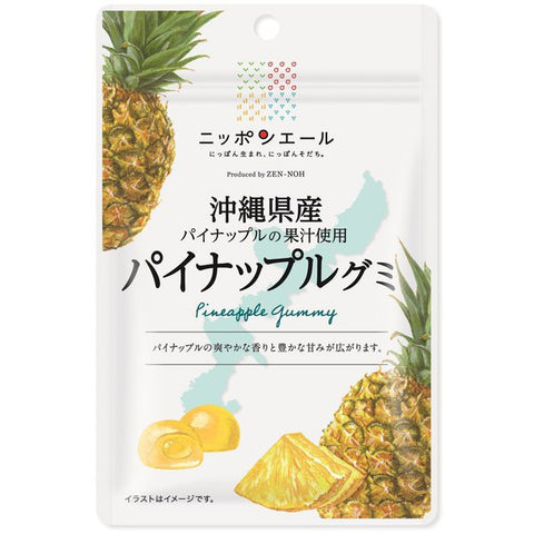 Ja Okinawa Pineapple Gummi Candy gummy 40g Zen-noh