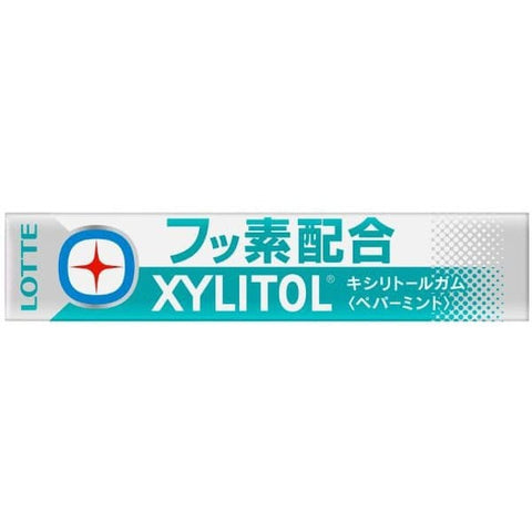 Lotte XYLITOL Gum Peppermint flavor 14 pcs