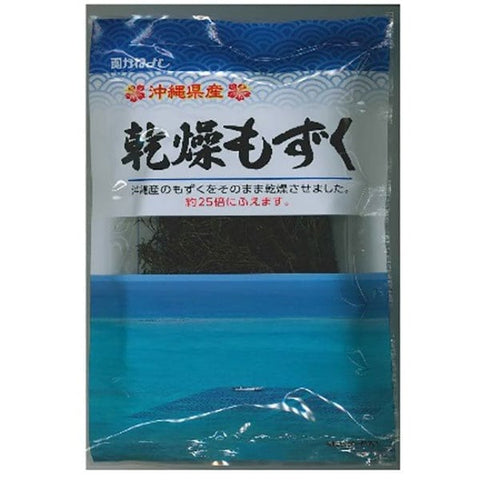 Okinawa dried Mozuku seaweed 10g Kaneyoshi