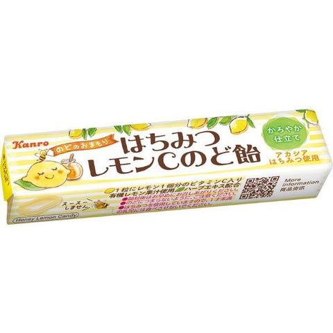 Kanro Honey and Lemon C Candy for throat 11 pcs in a bar