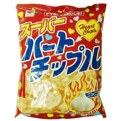 Heart Chiple Garlic flavor rice snack 63g Riska