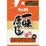 S&B Ichimi japanese red pepper refill 14g Togarashi
