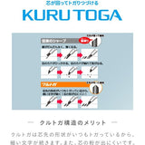 Uni Kurutoga KS model Ivory color Mechanical pencil 0.5mm