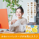 Lotte Fit's Gum Mild Lemon flavor 12pcs