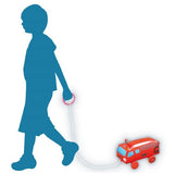 "Walk-Along Working Vehicles" 6 set soft vinyl inflatable toy