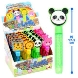 Animal Face Bubble Wands (Set of 24)