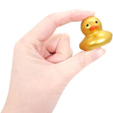 Set of 50 Floating Shiny Gold Ducks