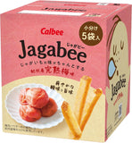 Calbee Jagabee Japanese Plum flavor potato snack 75g
