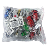 Glowing/Flashing Clear Car Straps 24 set