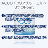 Lotte Acuo Gum Clear Blue Mint flavor 140g