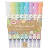 Pentel Milky Brush Color brush pen 8 colors GFH-P8ST