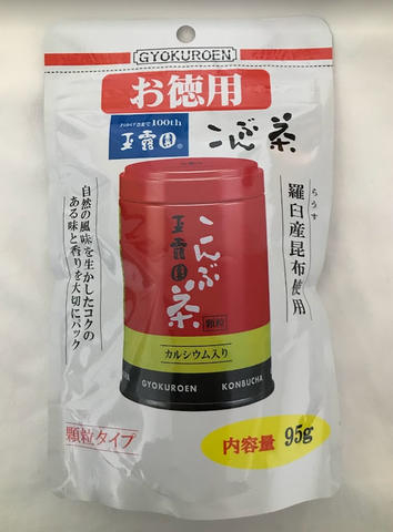 Refill Gyokuroen Konbu Kelp Tea 95 gram
