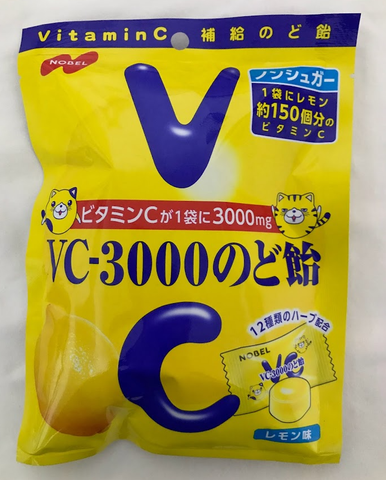 VC-3000 candy for throat non sugar 90g Nobel – Japan Shop Okawa VC-3000 candy for throat non sugar 90g Nobel – Japan Shop Okawa