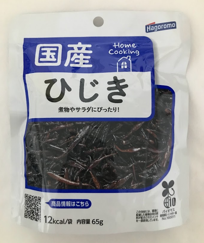 Hijiki Seaweed 65g do Japão Hagoromo Food
