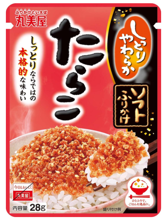 Marumiya Soft Rice Seasoning Furikake Cod roe taste 28g – Japan Shop Okawa