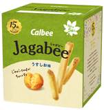 Calbee Jagabee Kartoffelsnack mit mildem Salzgeschmack, 80 g