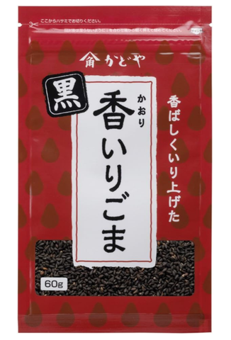 Kadoya fragrant toasted black sesame 60g