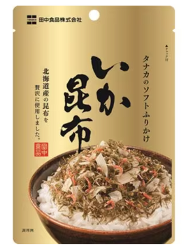Soft Rice Seasoning Furikake Squid and Kelp 22g Tanaka food