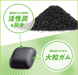 Clorets Gum Charcoal Fresh Limón Sabor Menta Tipo botella 127g Mondelez Japón