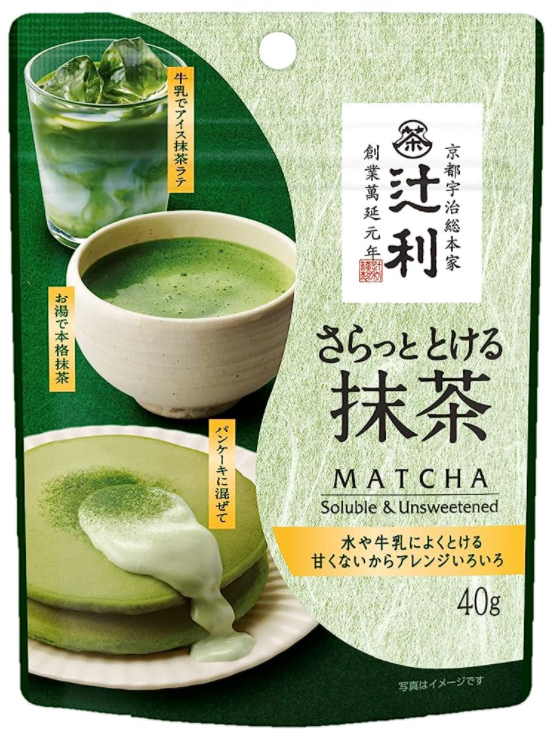 辻利　十徳　抹茶パウダー　40g 辻利 十徳 抹茶パウダー 40g 辻利抹茶粉40g – Japan Shop Okawa