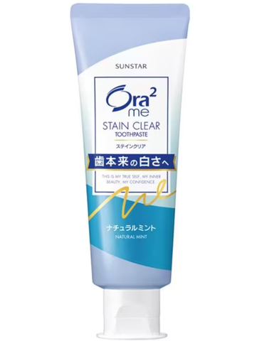Ora2 me Stain clear Paste Natural mint Toothpaste 130g Sunstar
