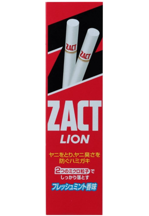 tobacco stain removing toothpaste Zact Toothpaste to remove tobacco stain 150g Lion – Japan Shop Okawa