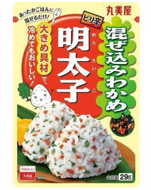 Cod Roe Flavored Rice Seasoning Marumiya Rice Seasoning for Rice Ball Spicy cod roe taste 29g – Japan ...