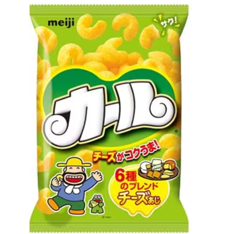 Meiji carl cheese snack de maïs saveur 64g