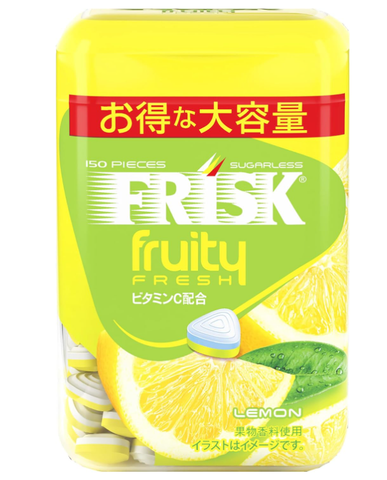 Frisk Neo Lemon Mint Botol makanan Kracie tipe 105g