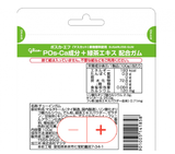 POs-Ca F Muscat flavor chewing gum Pouch type 100g Glico