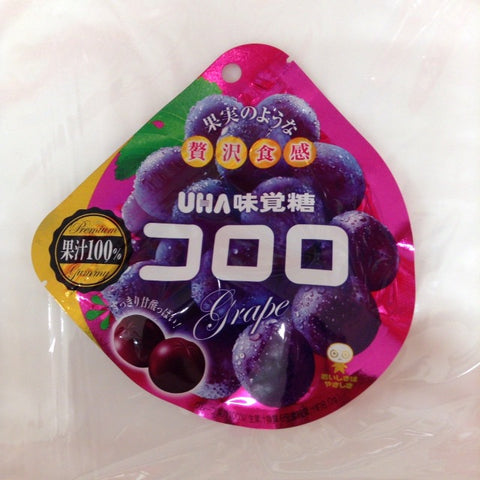 Cororo Gummi Grape sabor 40g UHA mikakuto