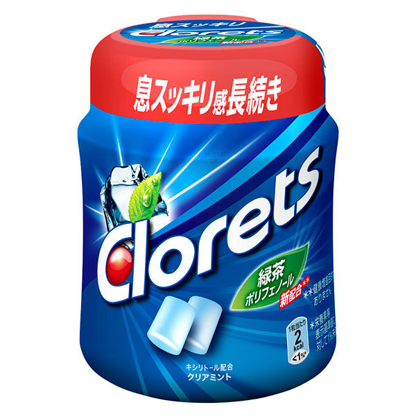 Clorets XP Gum Clear Mint flavor Bottle type 140g Mondelez Japan