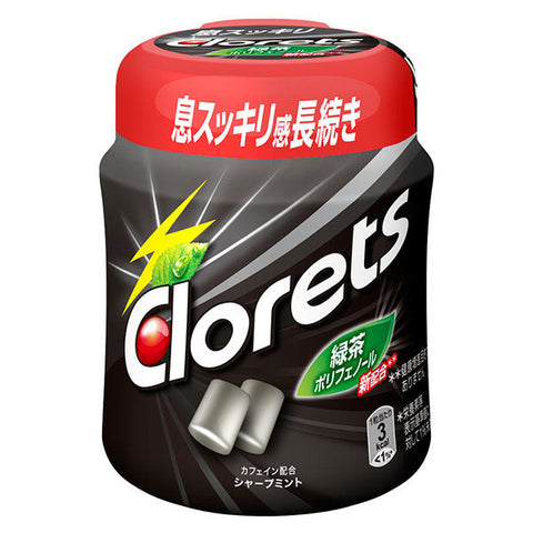 클로레츠 XP 껌 샤프 민트맛 병형 140g Mondelez Japan